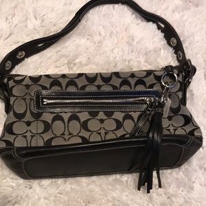 Coach black purse EUC